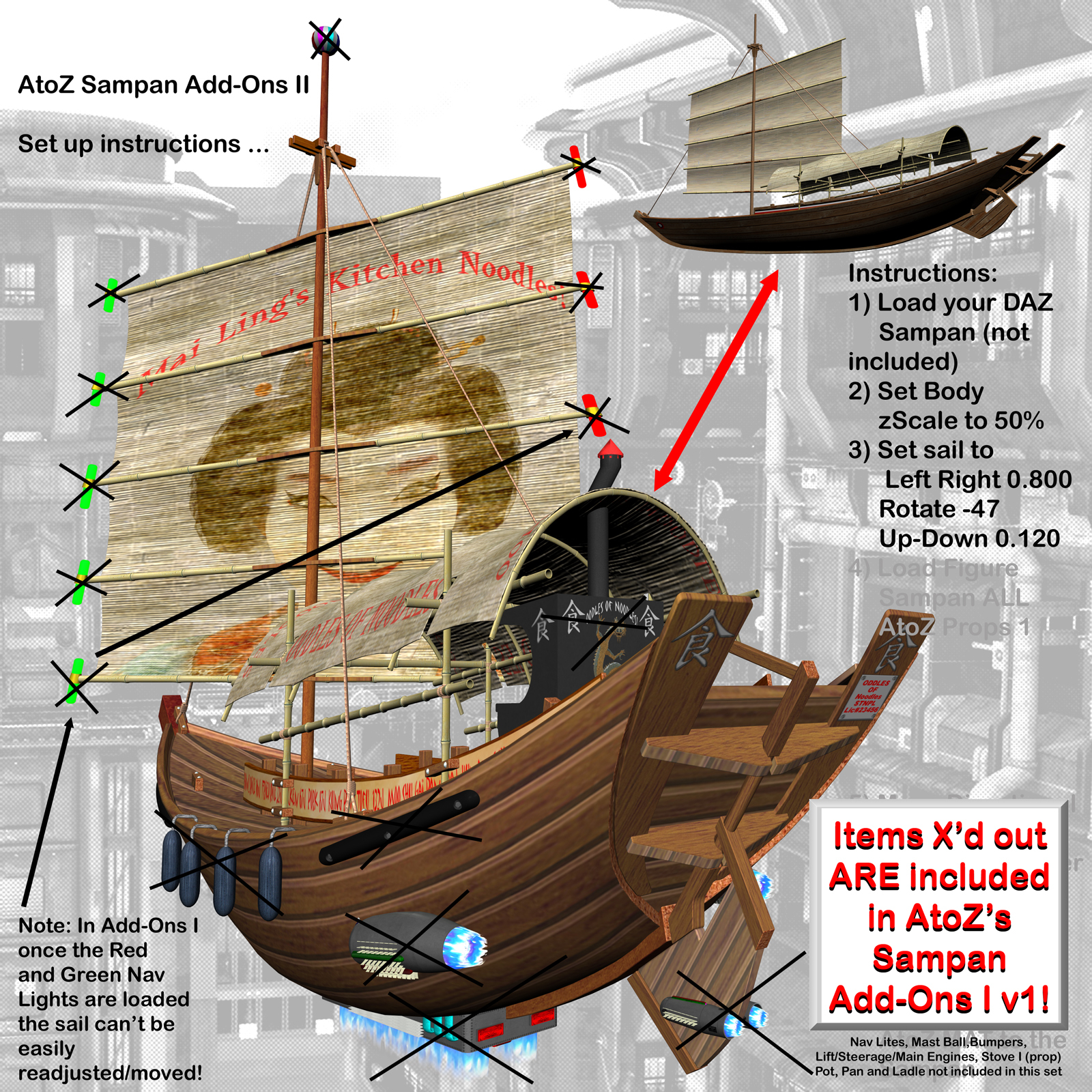 AtoZ Sampan Add-Ons II v1 by N/A