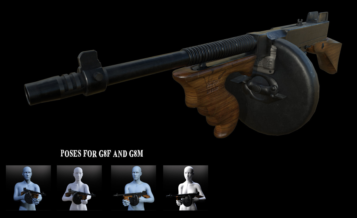 Prohibition Submachine Gun for DS by N/A