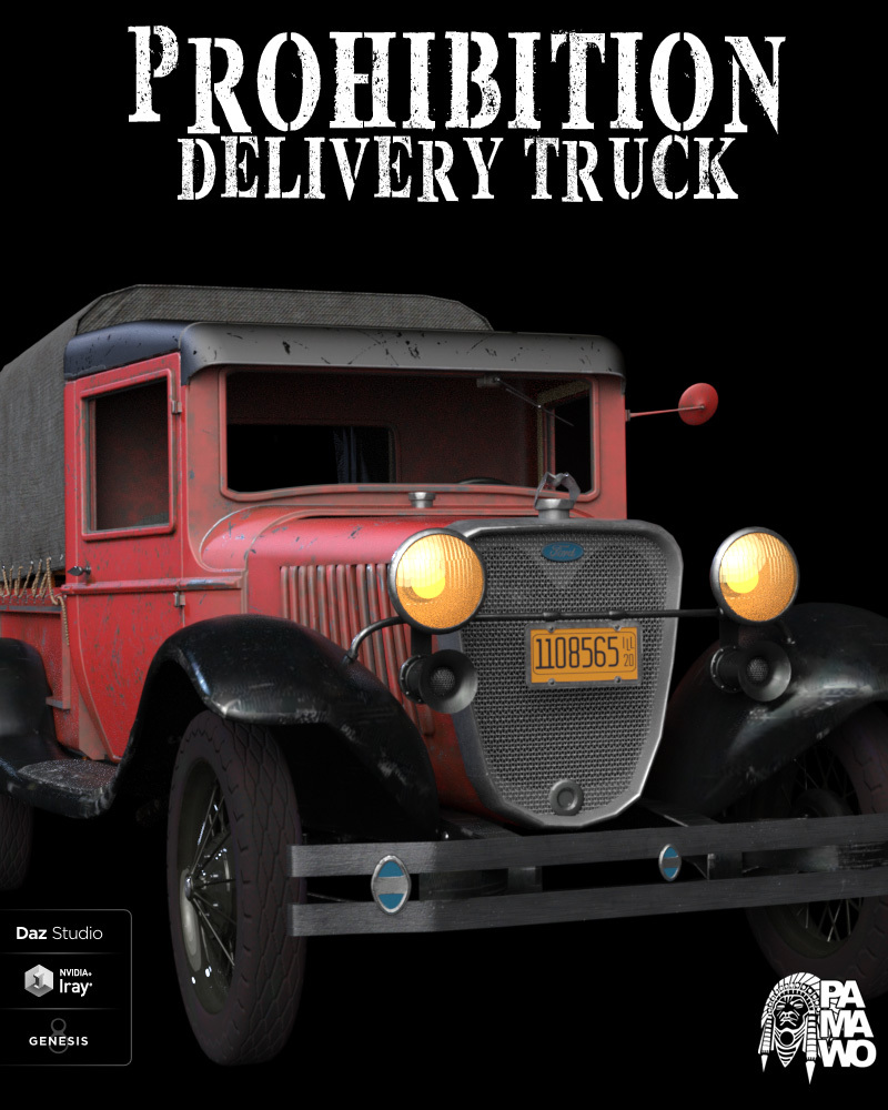 Prohibition Delivery Truck for DAZ Studio by N/A