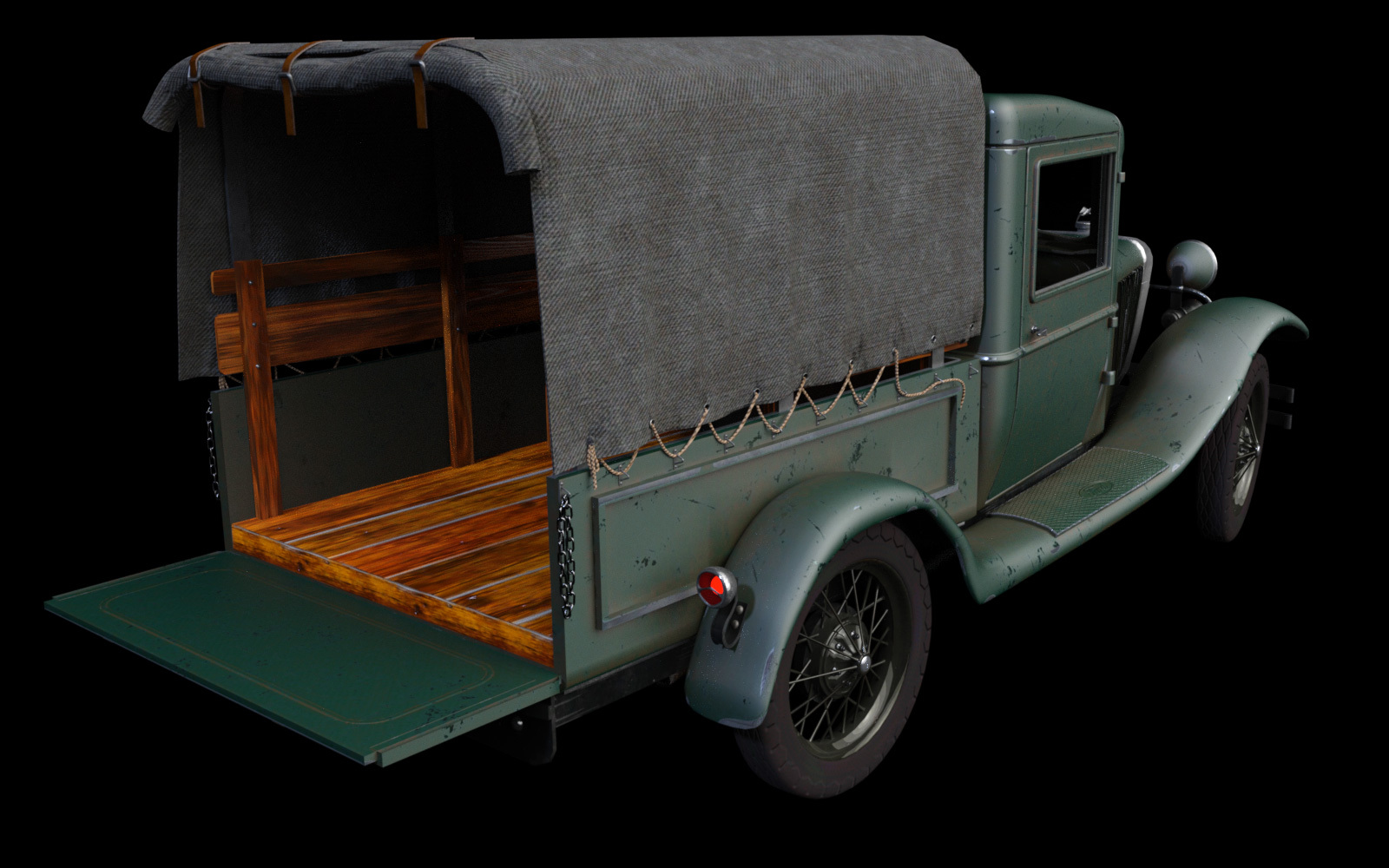 Prohibition Delivery Truck for DAZ Studio by N/A