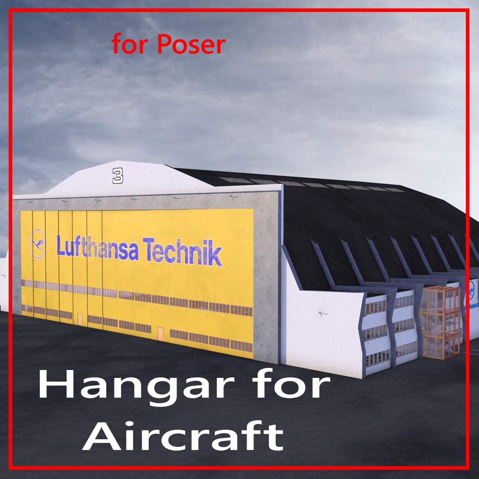 Hangar fr Flugzeuge by N/A