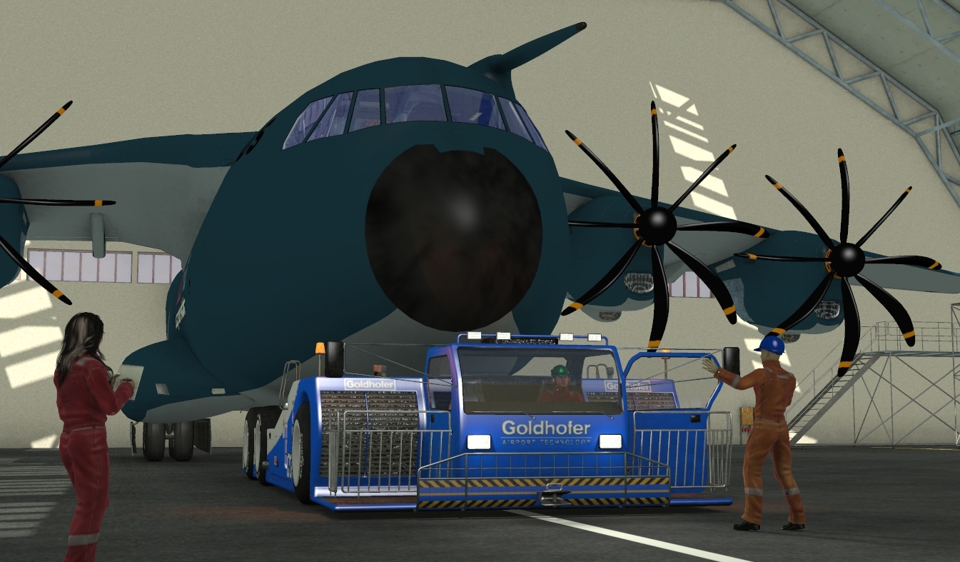Hangar fr Flugzeuge by N/A