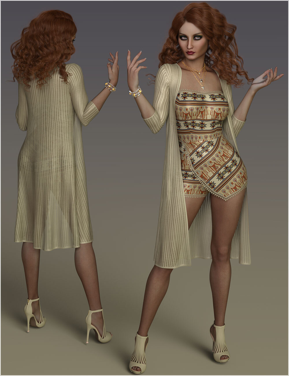 Stylish for dForce Libby Holiday Dress by N/A