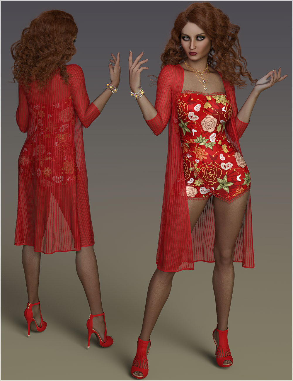 Stylish for dForce Libby Holiday Dress by N/A