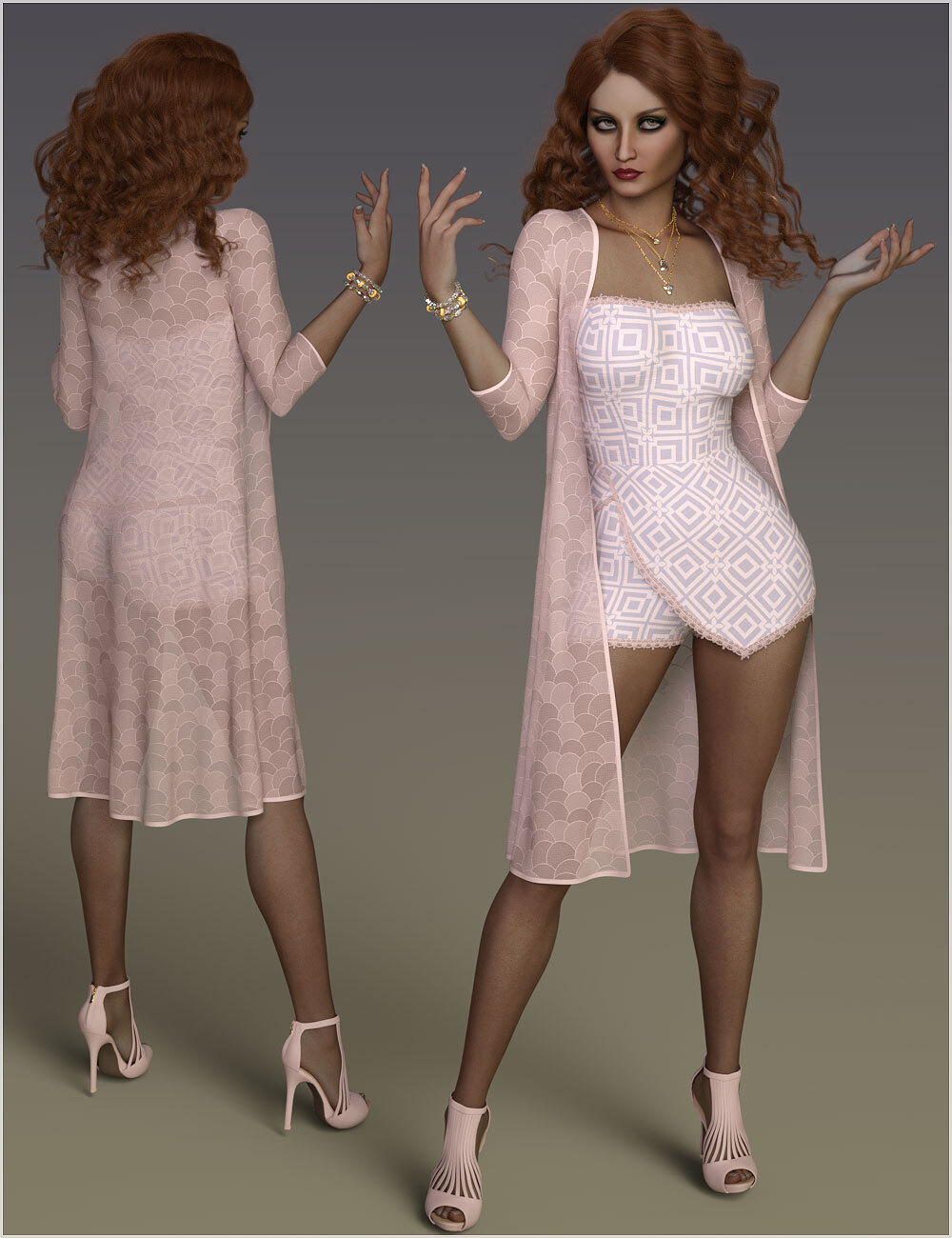 Stylish for dForce Libby Holiday Dress by N/A