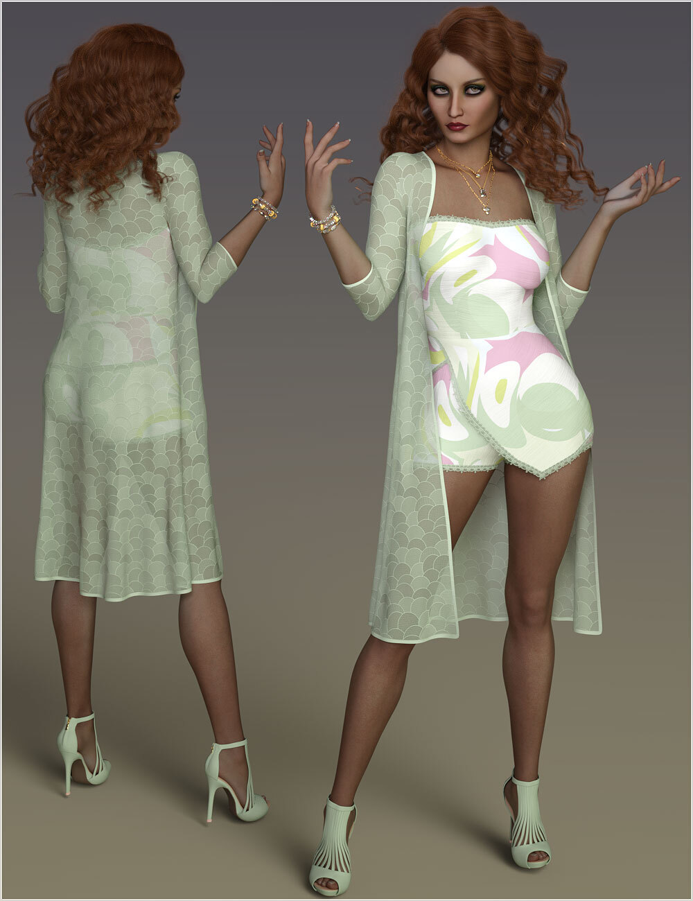 Stylish for dForce Libby Holiday Dress by N/A
