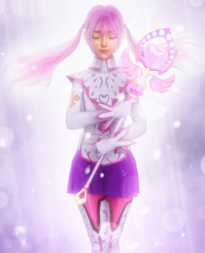 Fantasy Anime Poses IX _ Magical Girl poses for G8F by N/A