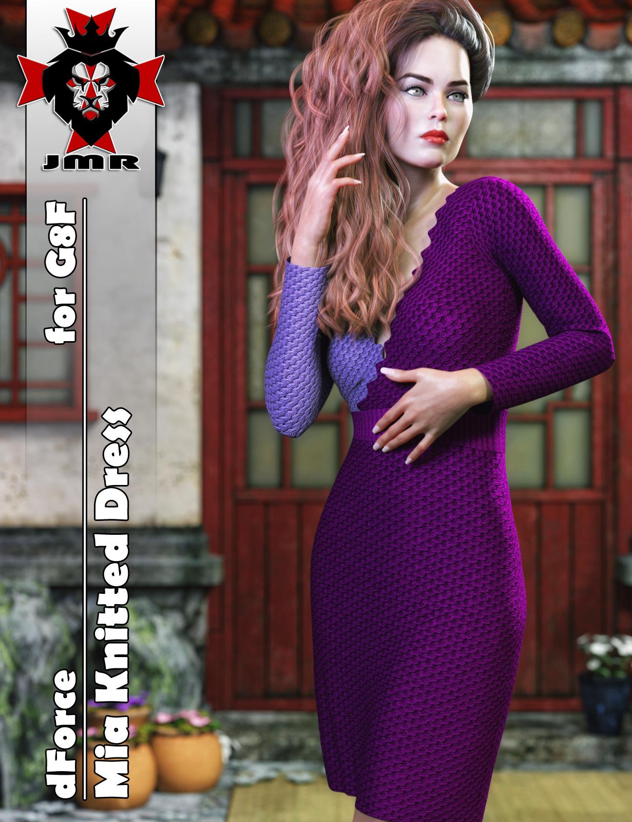 JMR dForce Mia Knitted Dress for G8F by N/A