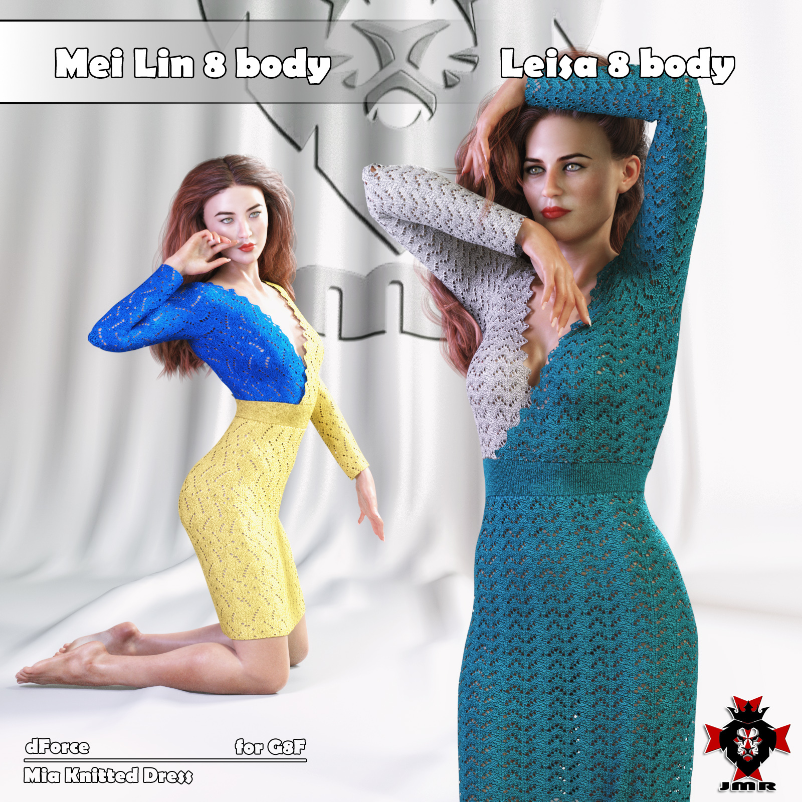 JMR dForce Mia Knitted Dress for G8F by N/A