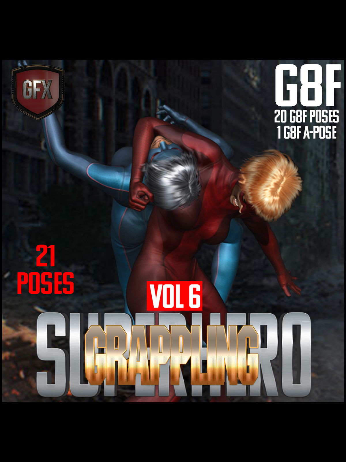 SuperHero Grappling Bundle 2 for G8F by N/A