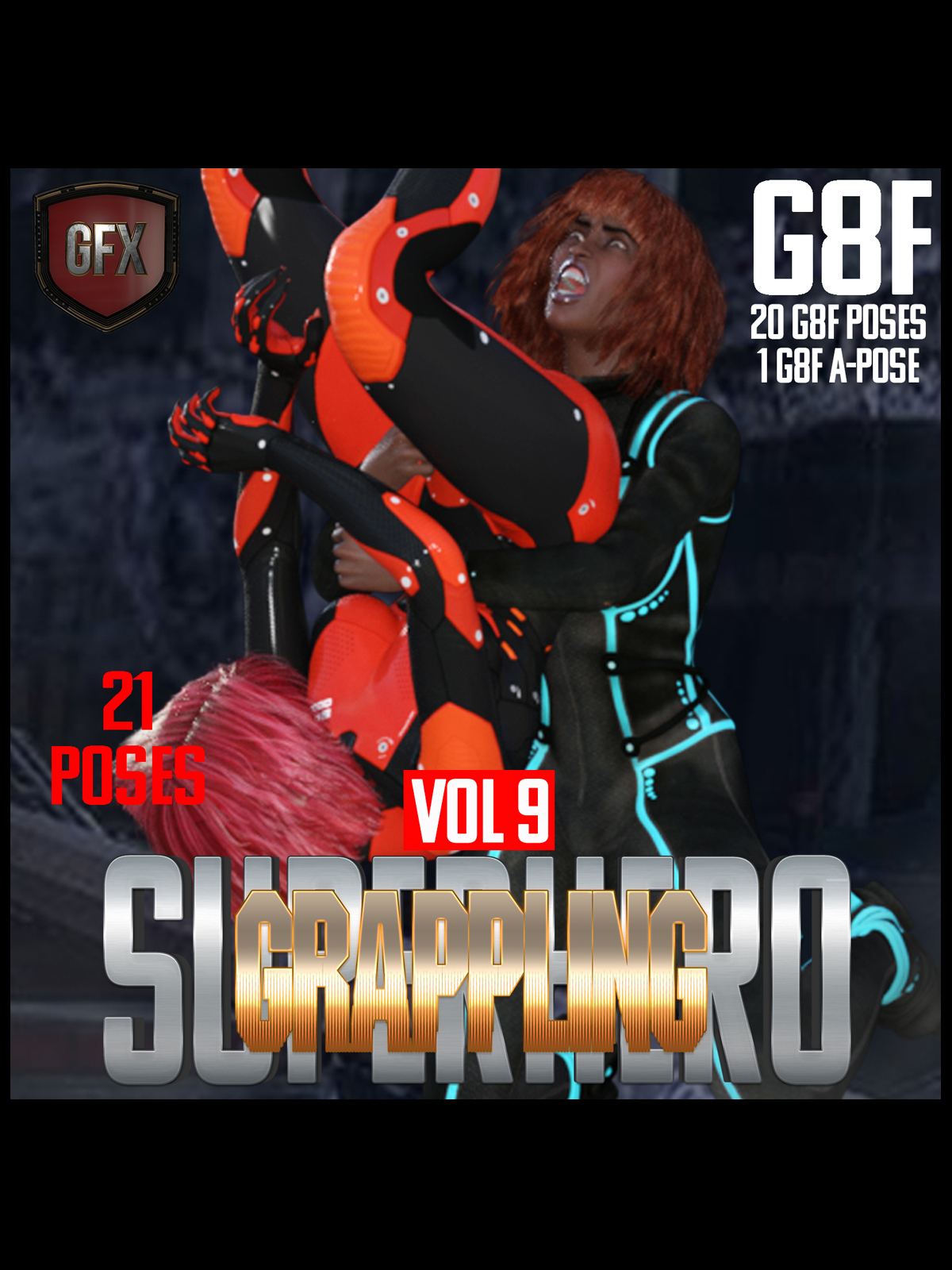 SuperHero Grappling Bundle 2 for G8F by N/A