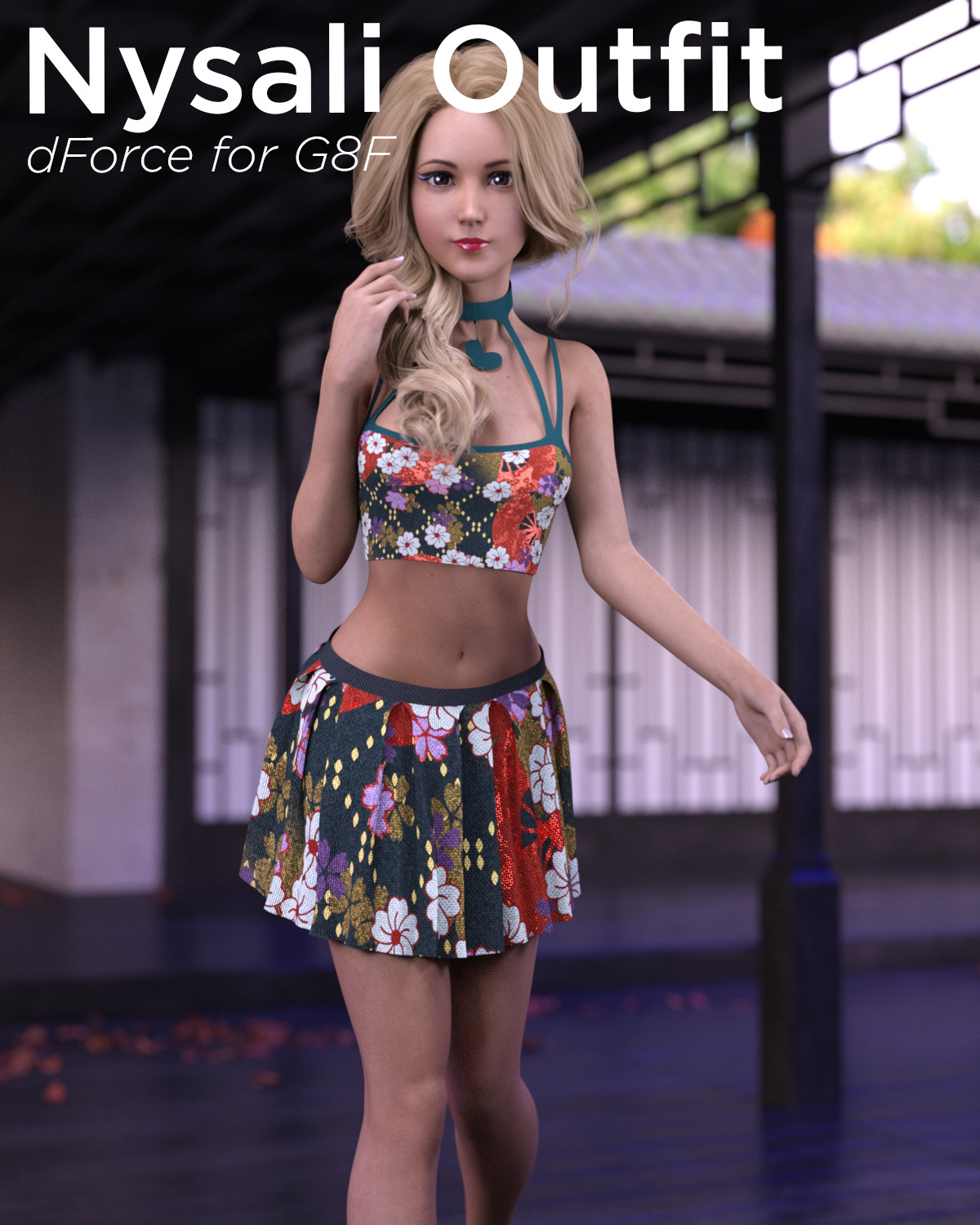dForce Nysali Outfit for G8F by N/A