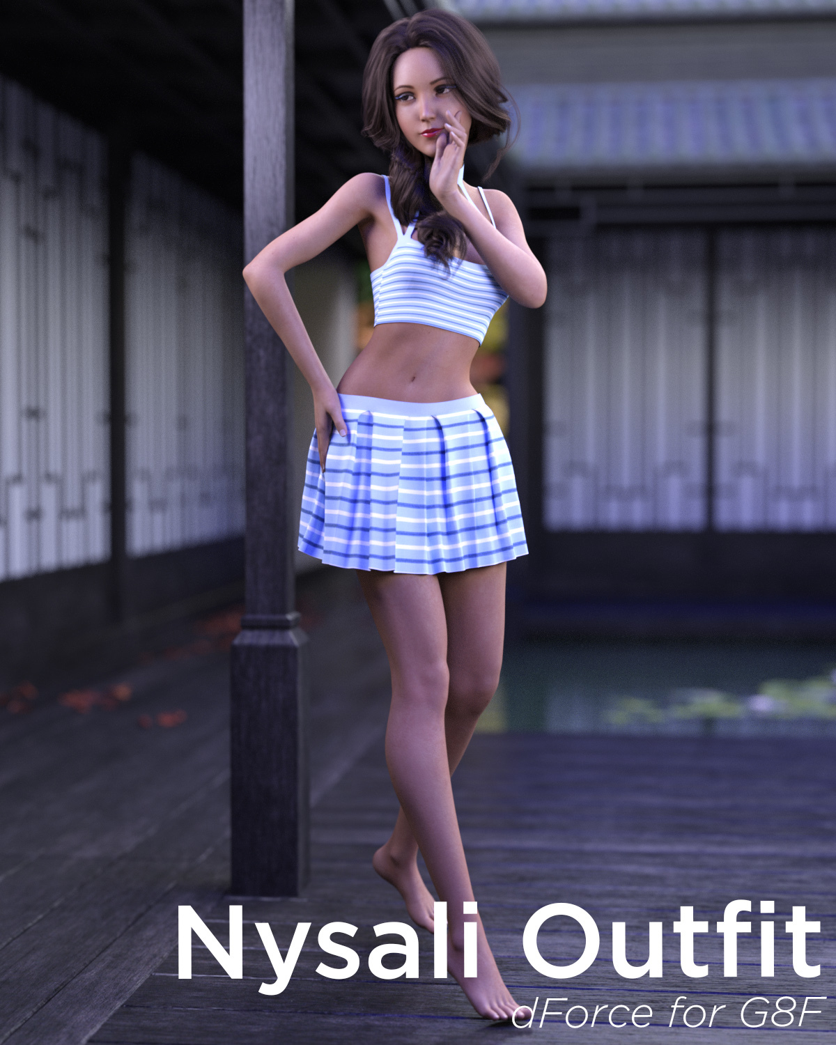 dForce Nysali Outfit for G8F by N/A