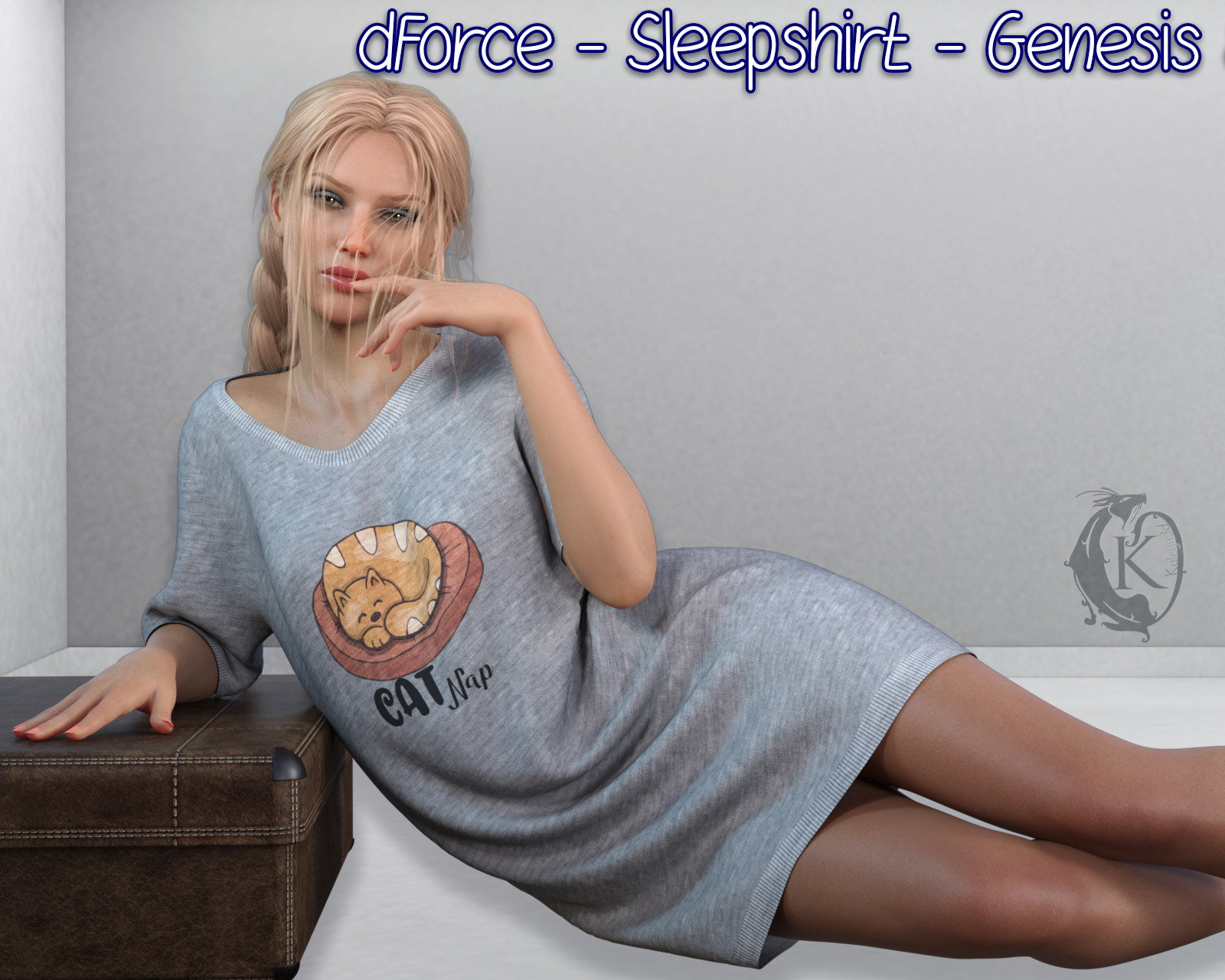 dForce - Sleepshirt - Genesis 8 by N/A