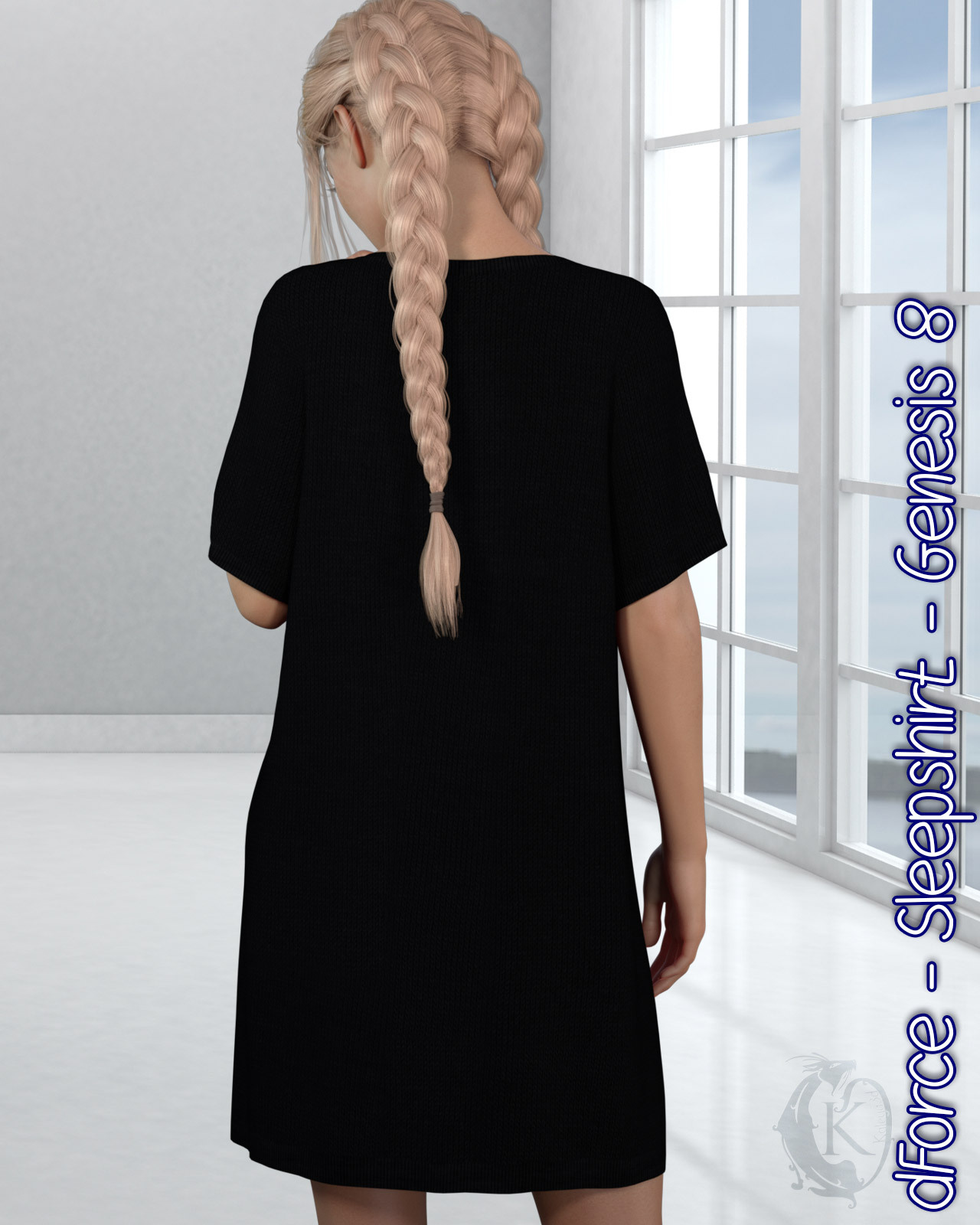 dForce - Sleepshirt - Genesis 8 by N/A