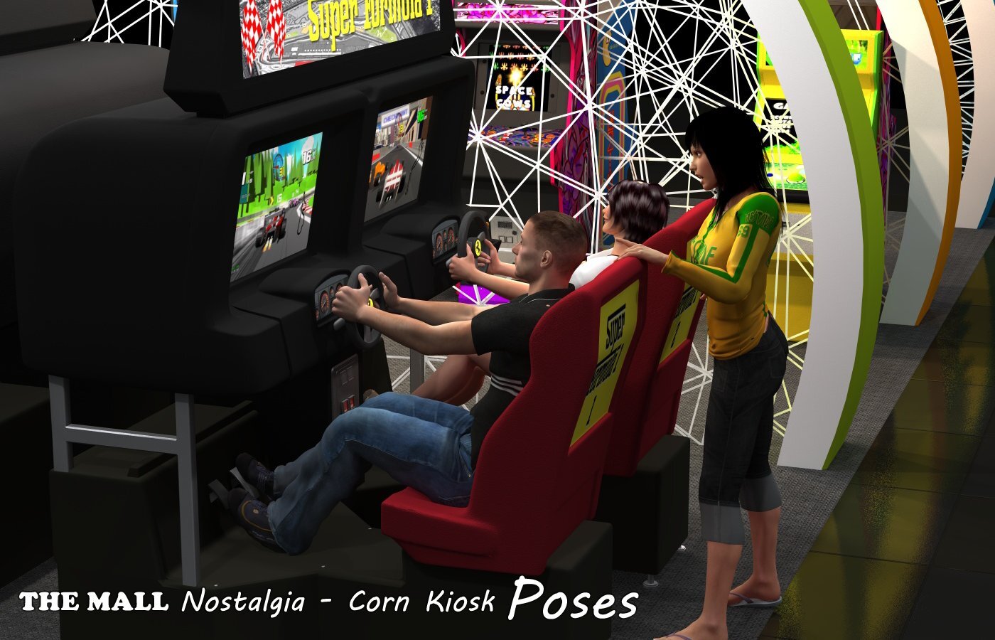 The Mall Nostalgia - Corn Kiosk poses by N/A