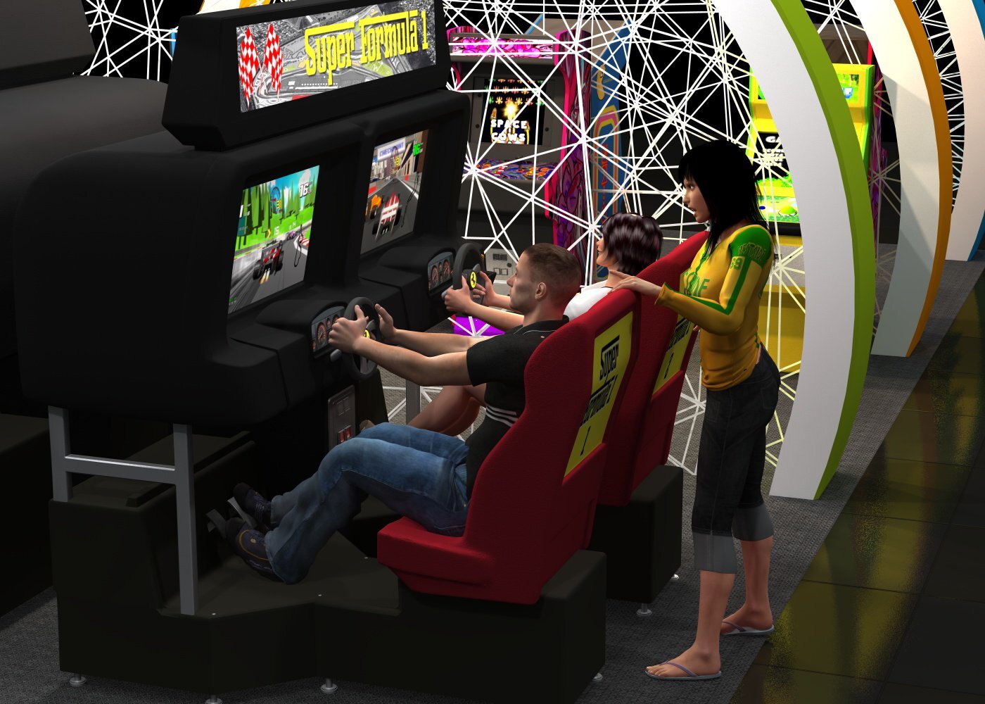 The Mall Nostalgia - Corn Kiosk poses by N/A