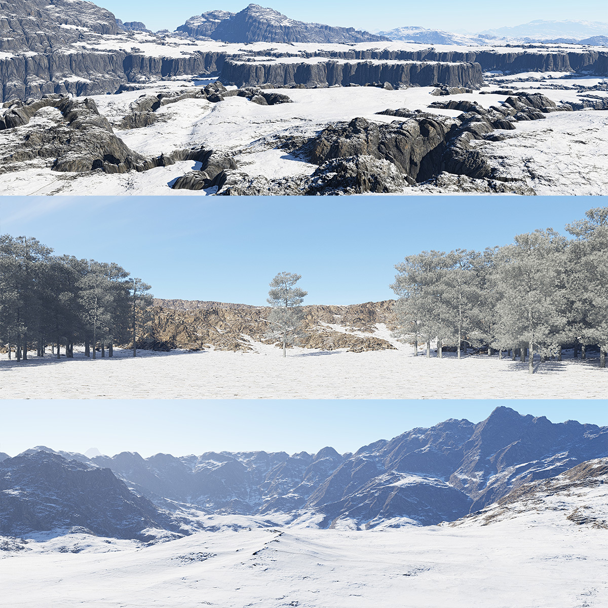 Ice Age Backgrounds by N/A