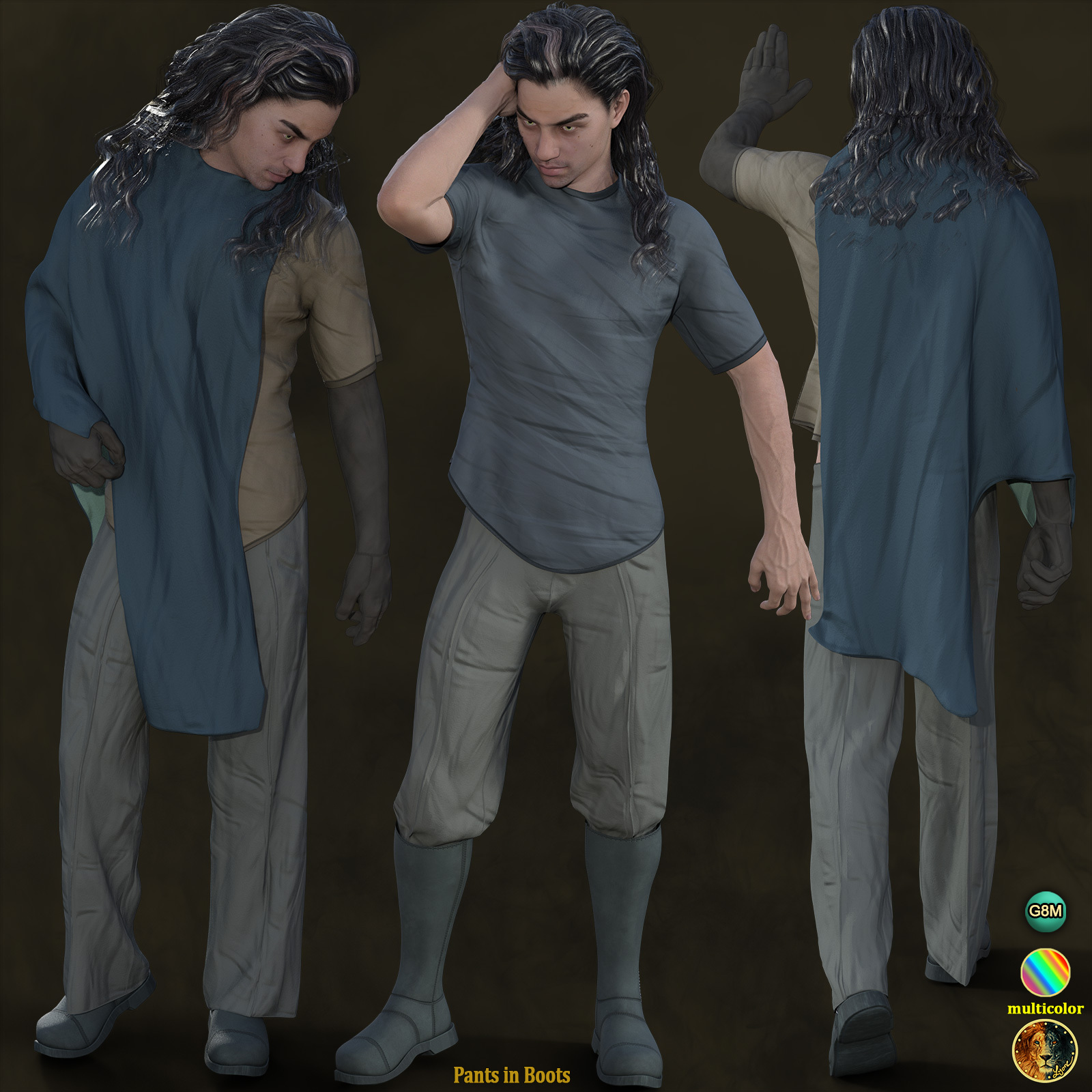 dForce Nelan Outfit for G8M by N/A