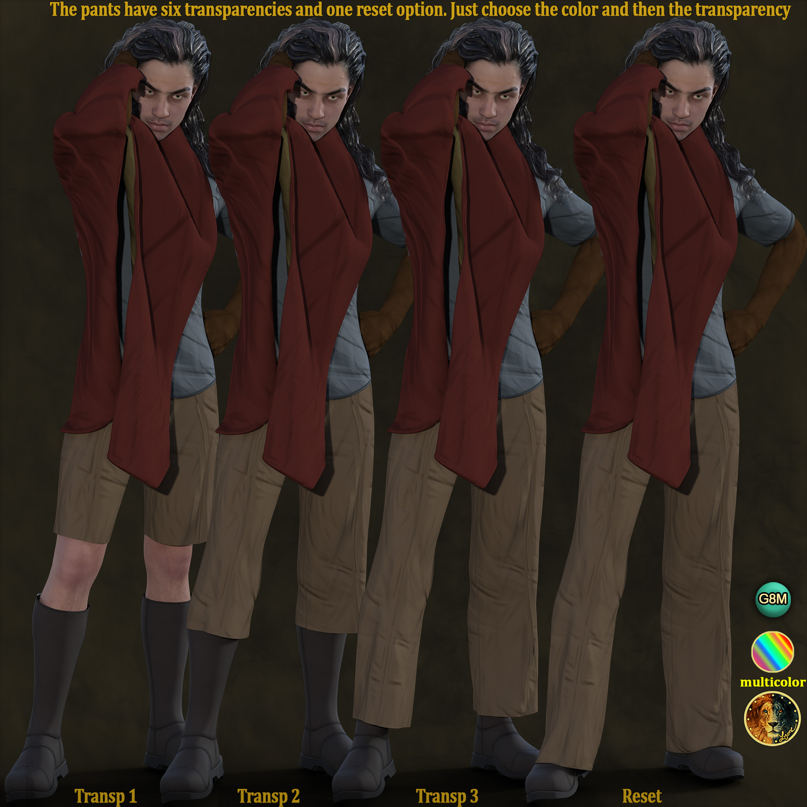 dForce Nelan Outfit for G8M by N/A