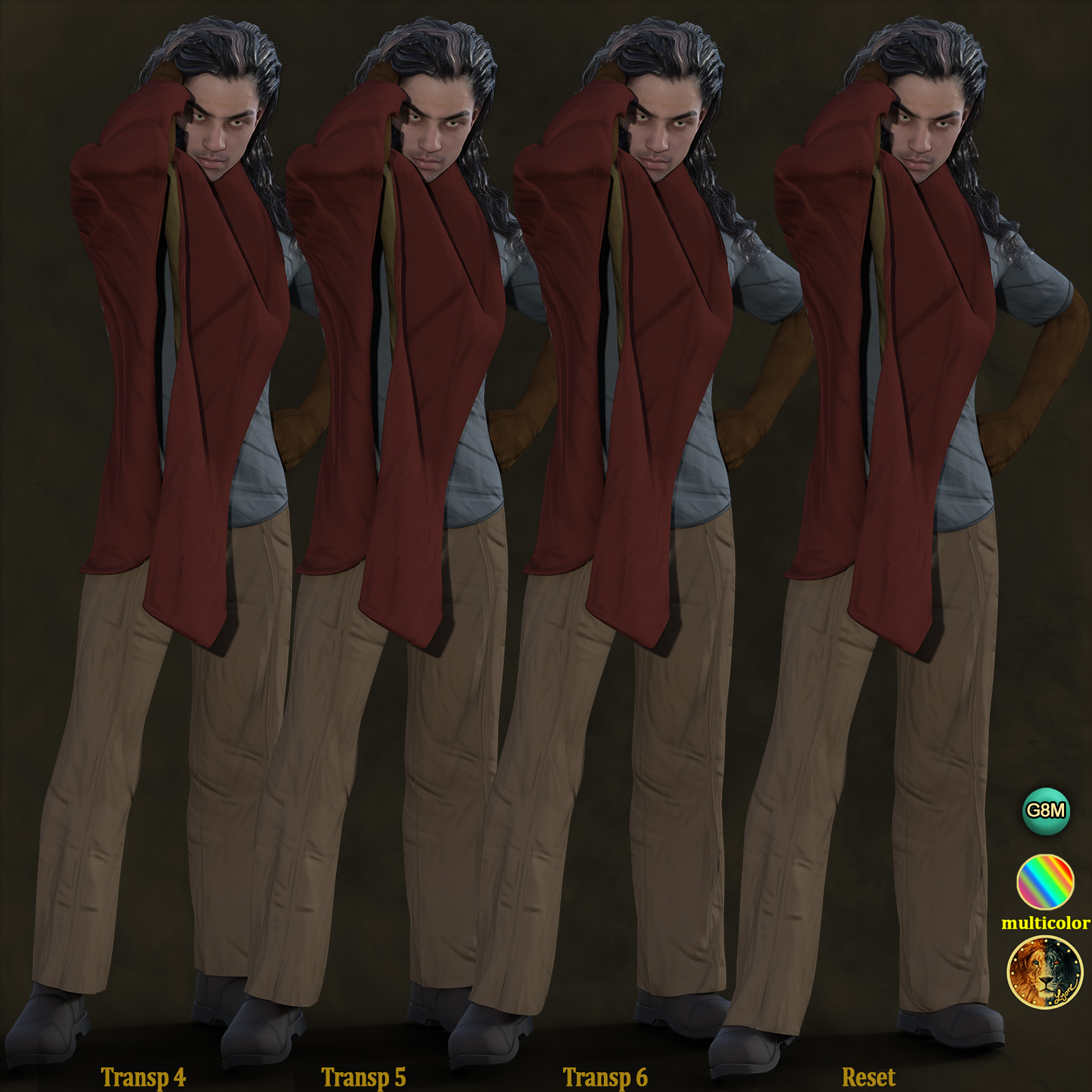 dForce Nelan Outfit for G8M by N/A