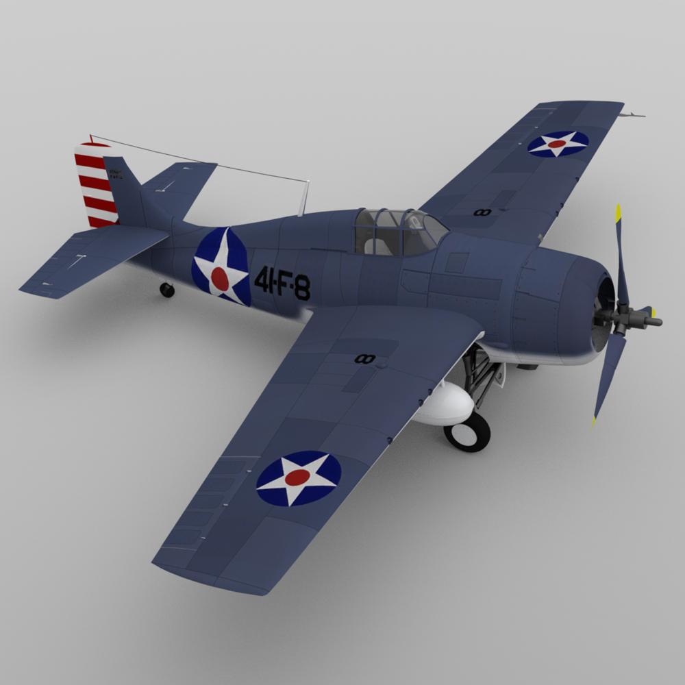 Grumman F4F 4 Wildcat for DAZ Studio by N/A