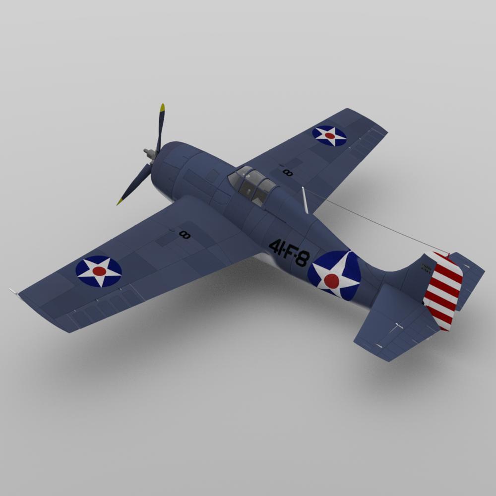Grumman F4F 4 Wildcat for DAZ Studio by N/A