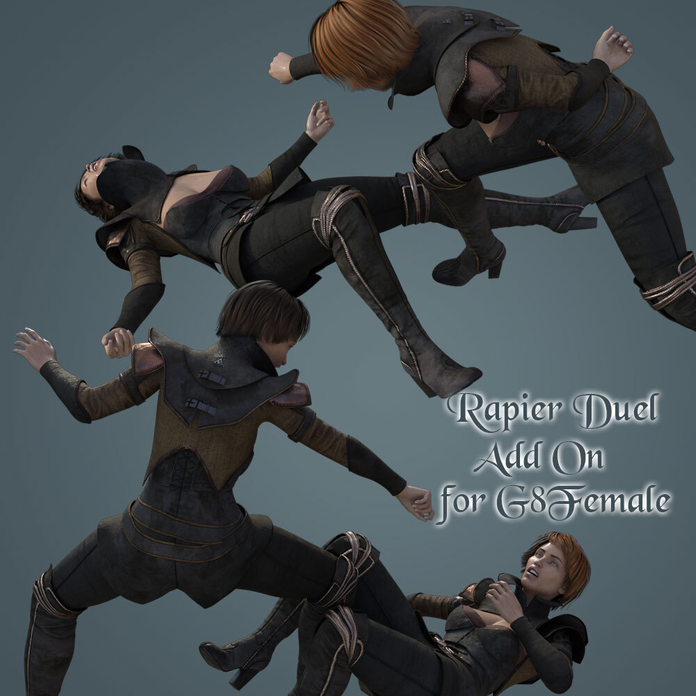 RAPIER DUEL Add On for Genesis 8 Female by N/A