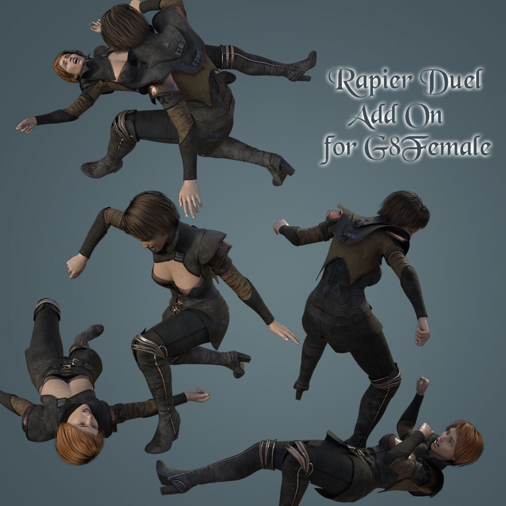 RAPIER DUEL Add On for Genesis 8 Female by N/A