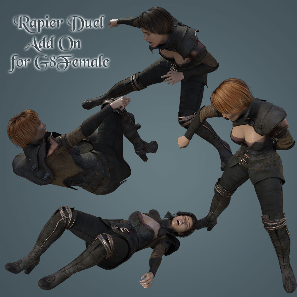 RAPIER DUEL Add On for Genesis 8 Female by N/A
