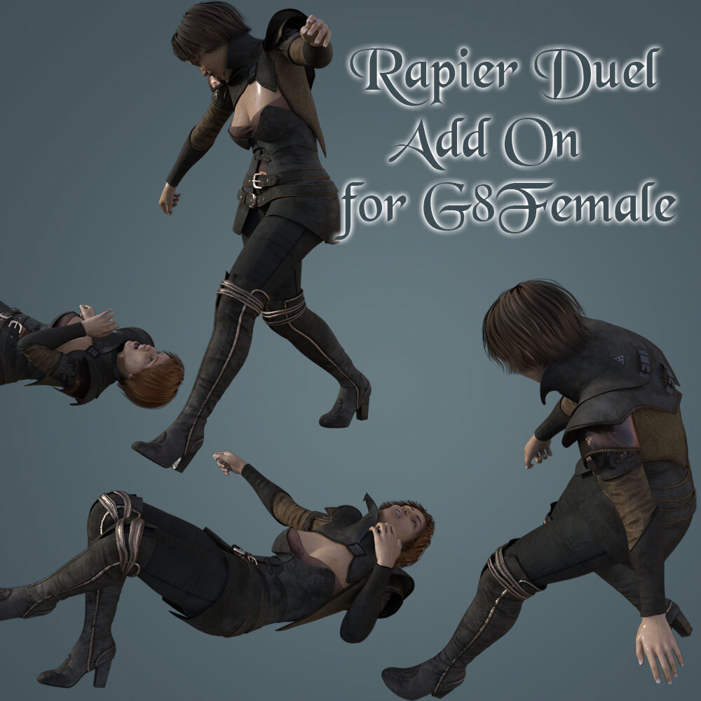 RAPIER DUEL Add On for Genesis 8 Female by N/A