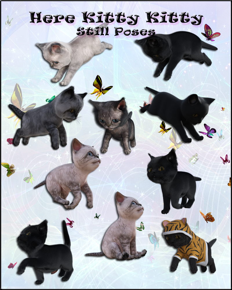 Here Kitty Kitty for Moshi by N/A