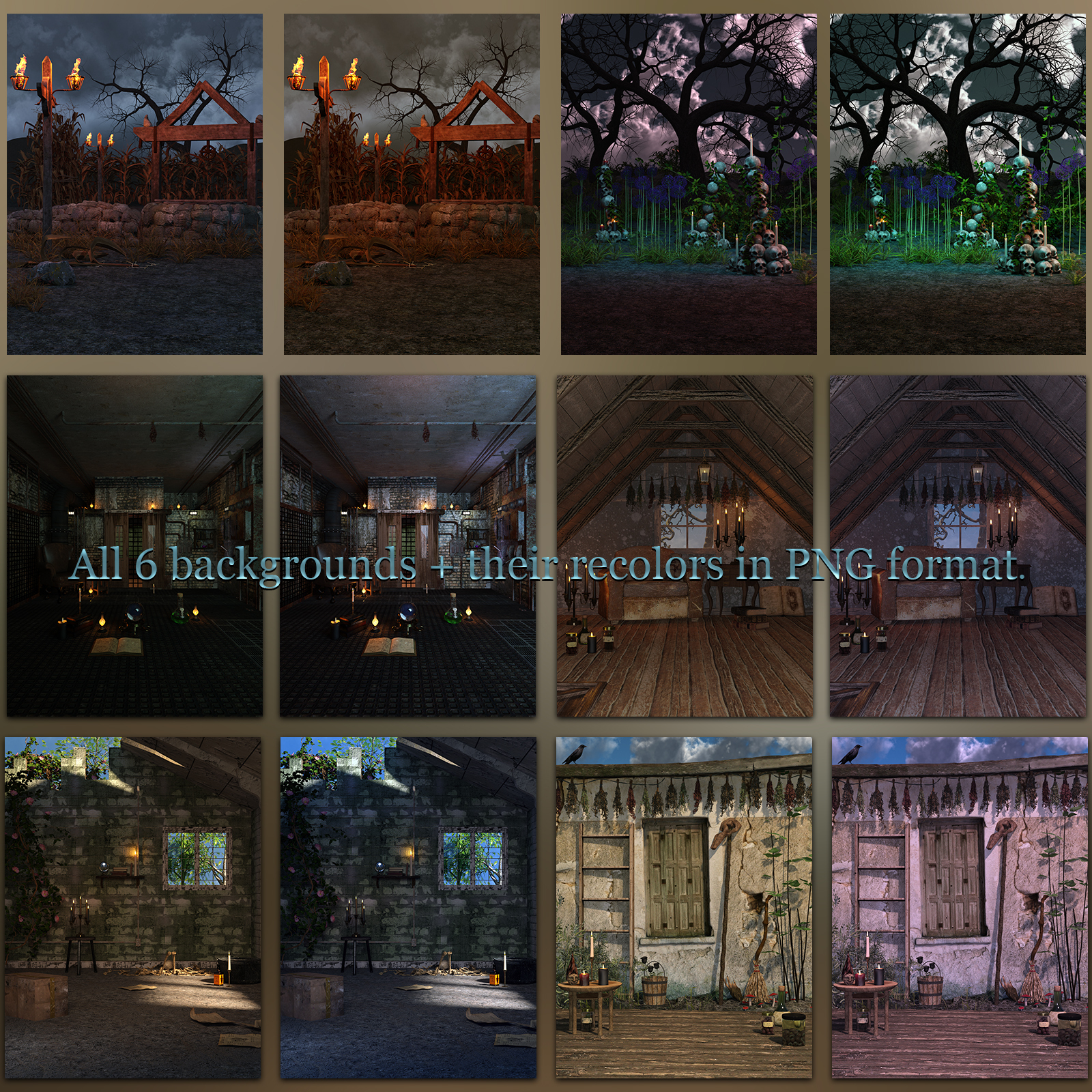 FB Gothic Dreams Backgrounds 2 by N/A