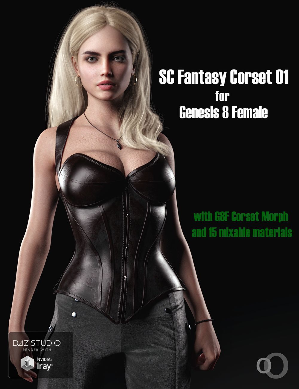 SC Solo Fantasy Corset 01 for Genesis 8 Female by N/A