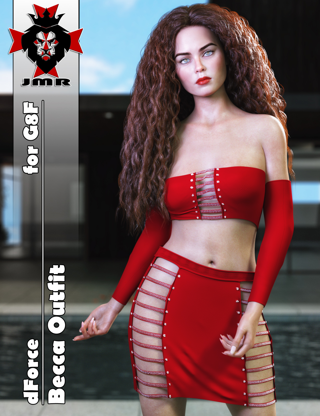 JMR dForce Becca Outfit for G8F by N/A