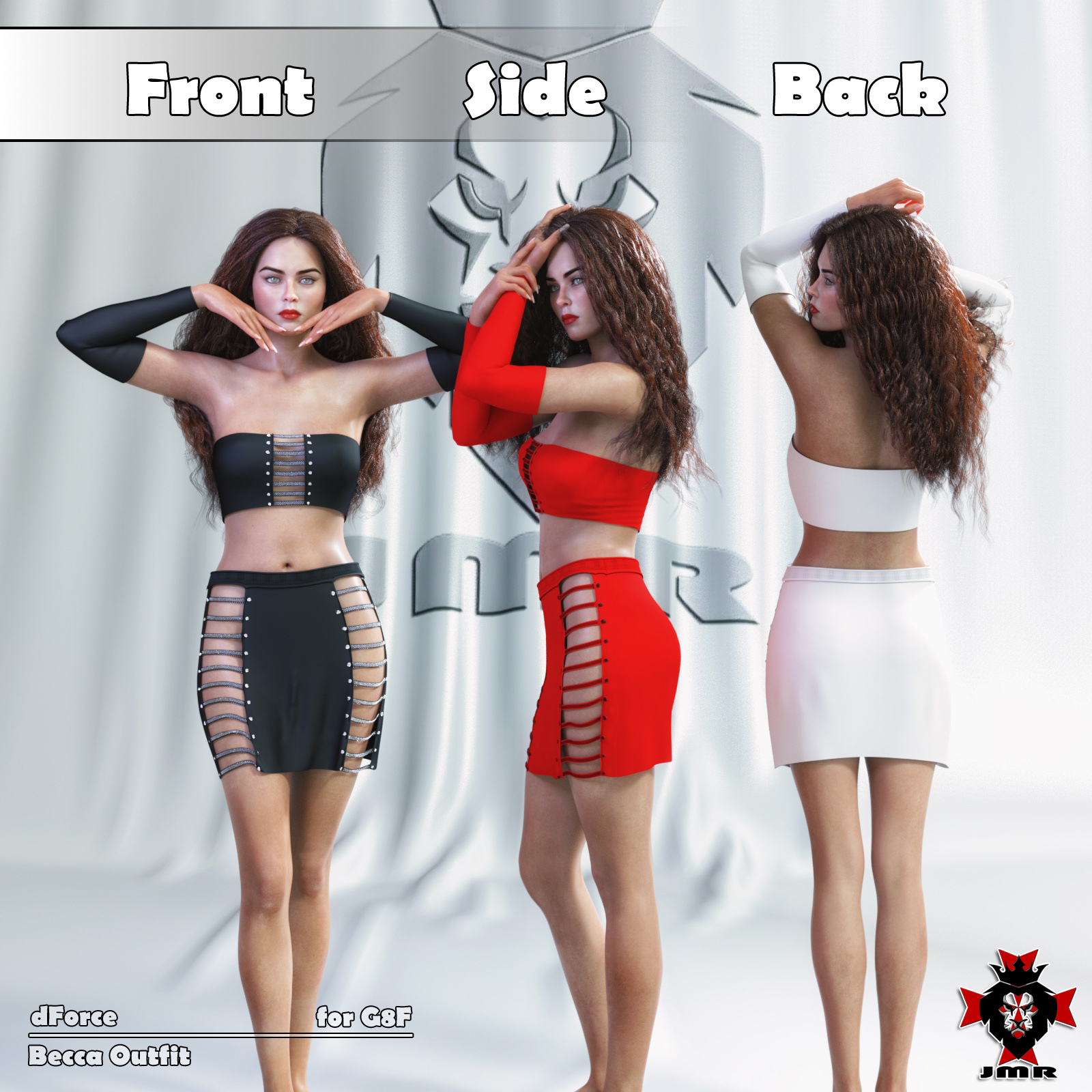 JMR dForce Becca Outfit for G8F by N/A