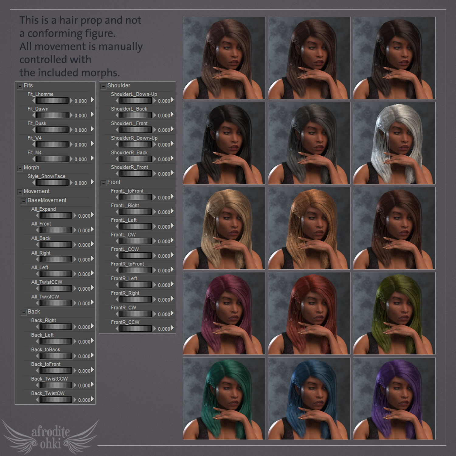 Mariana Hair for La Femme and more by N/A
