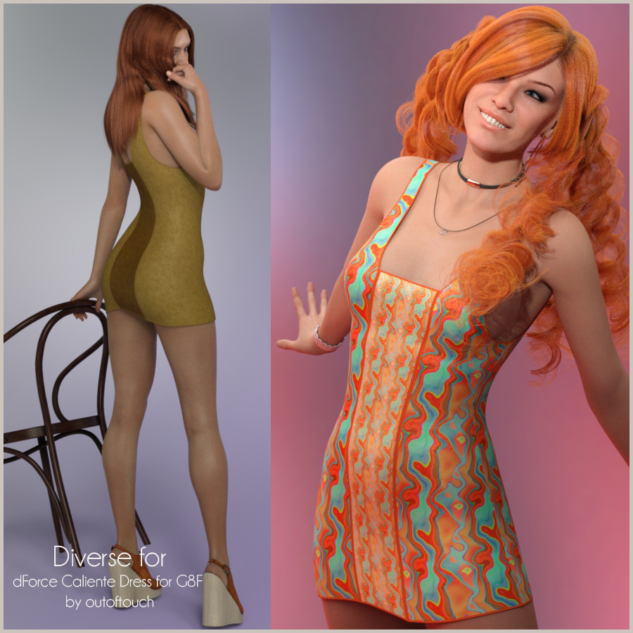 Diverse for Caliente Dress by N/A