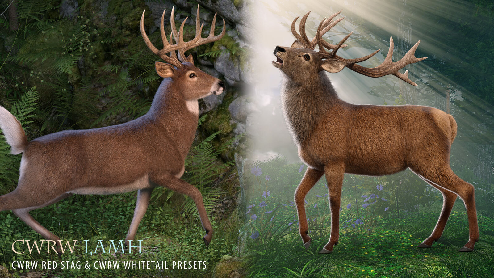 CWRW LAMH: Red Stag and Whitetail Deer Presets by N/A