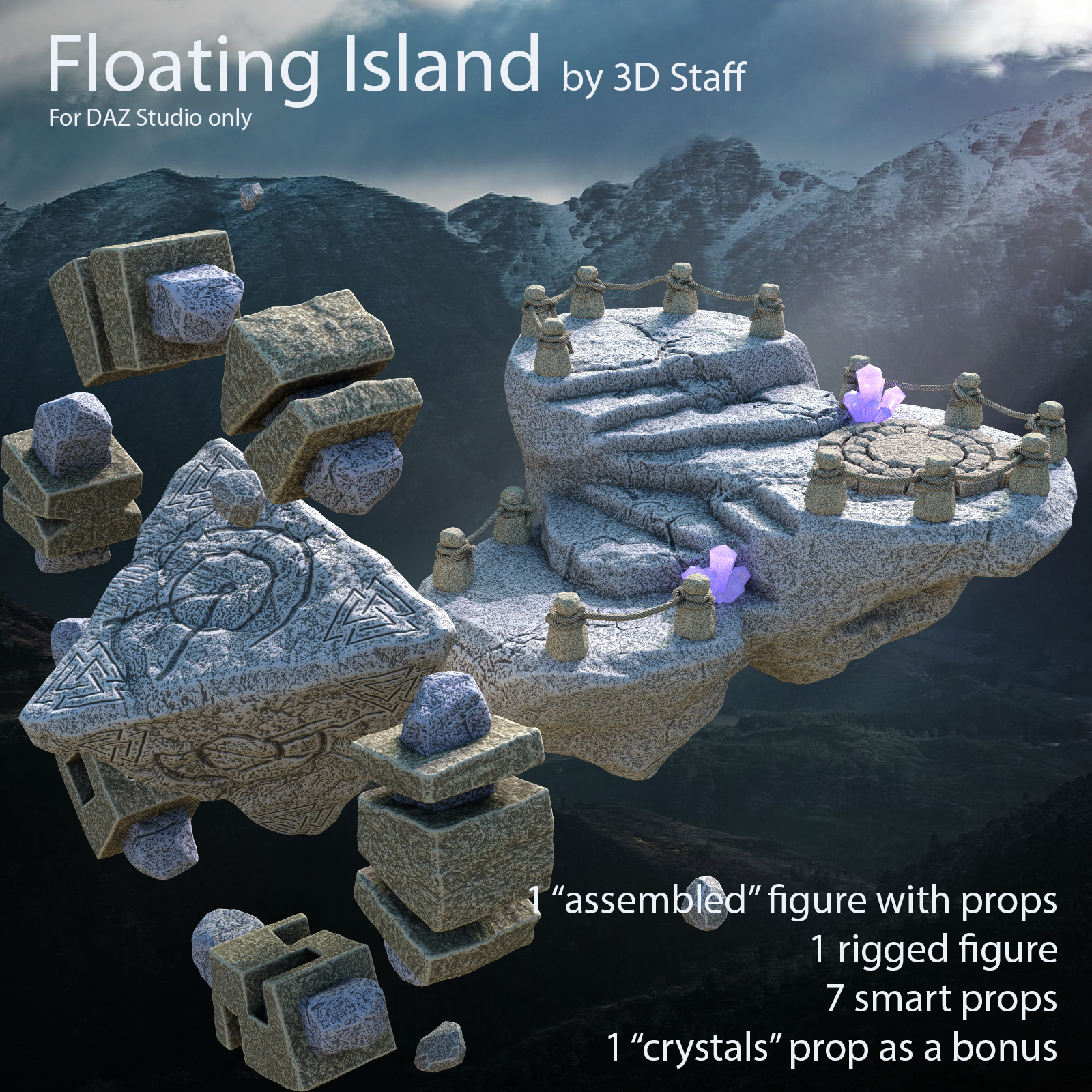 3DStaff Floating Island for DS by N/A