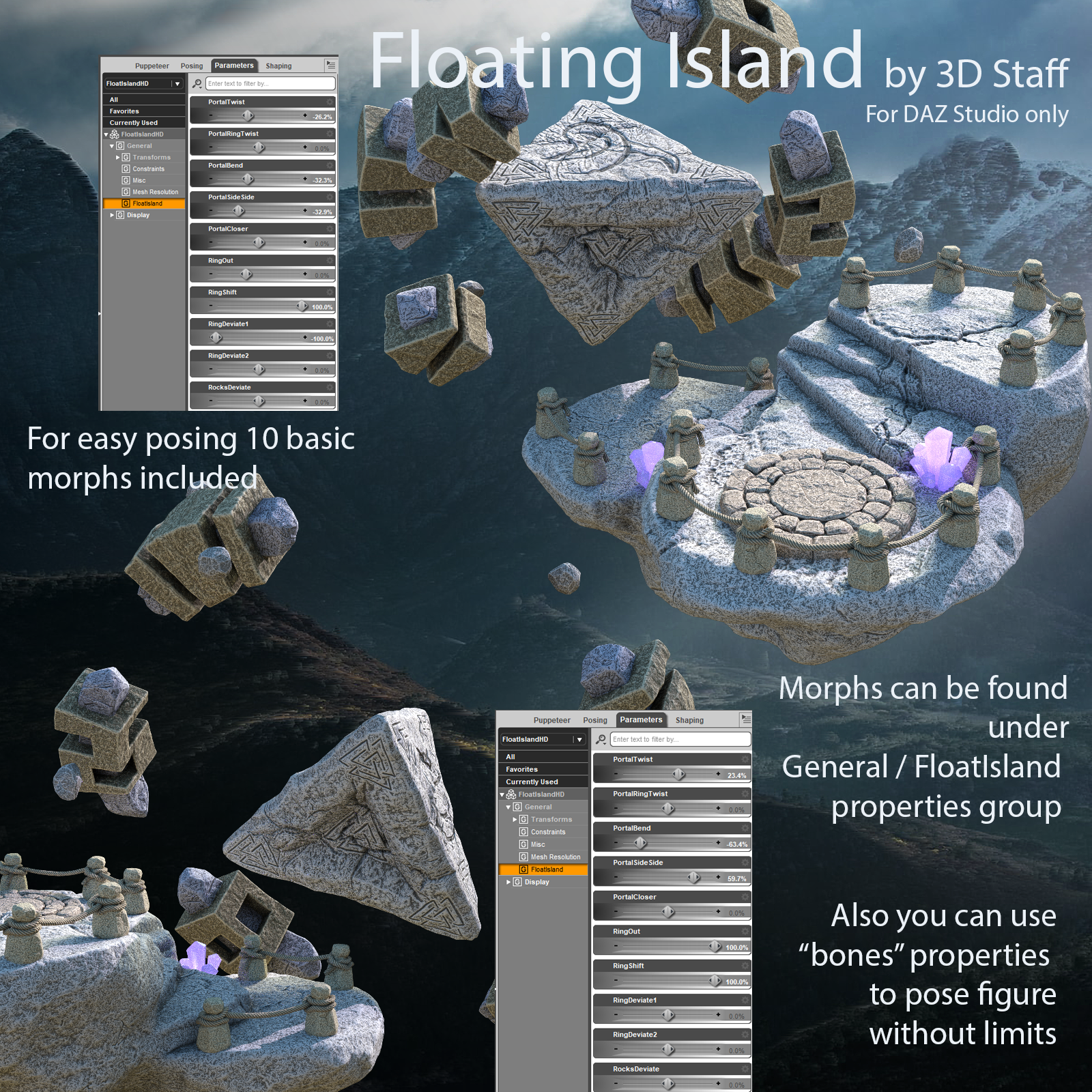 3DStaff Floating Island for DS by N/A