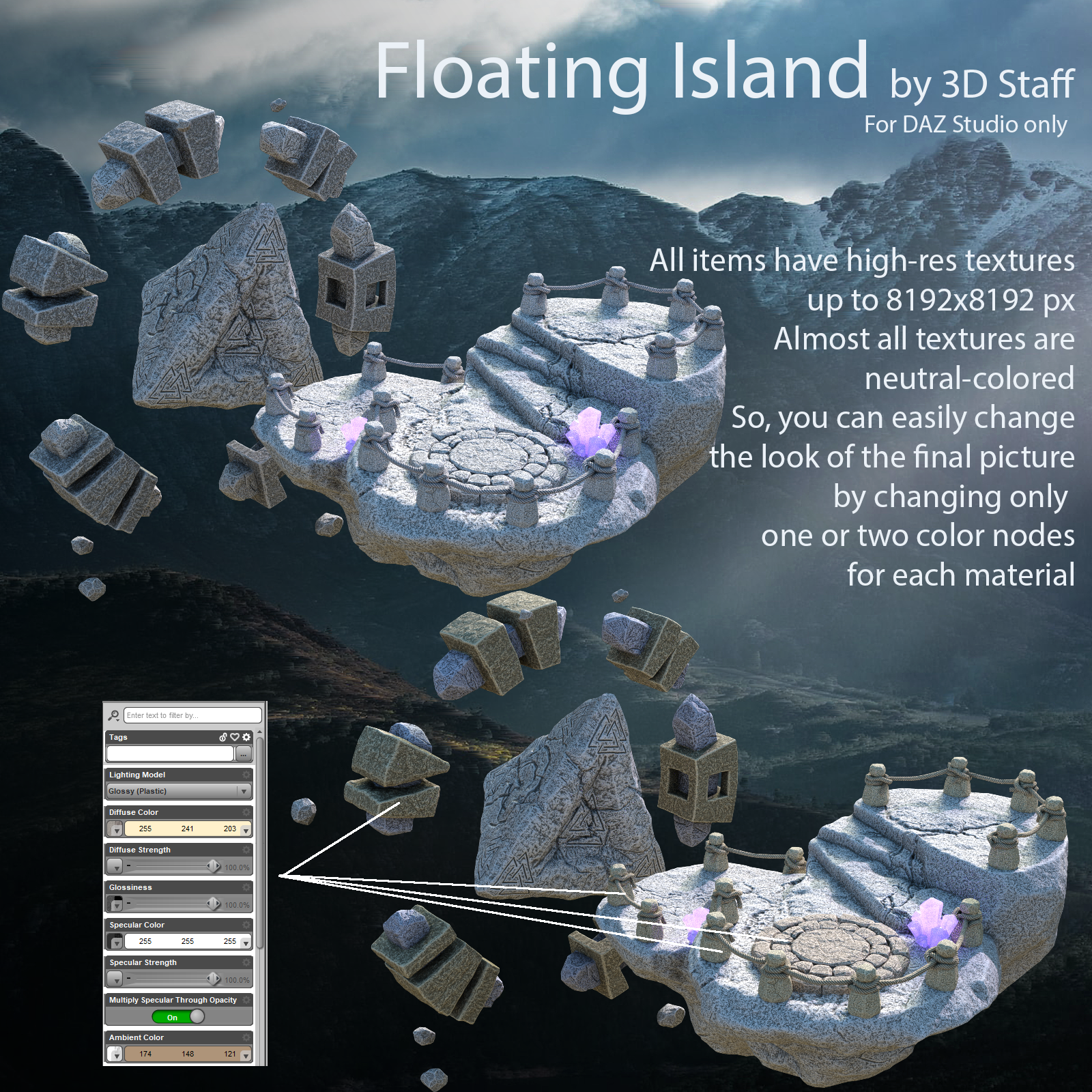 3DStaff Floating Island for DS by N/A