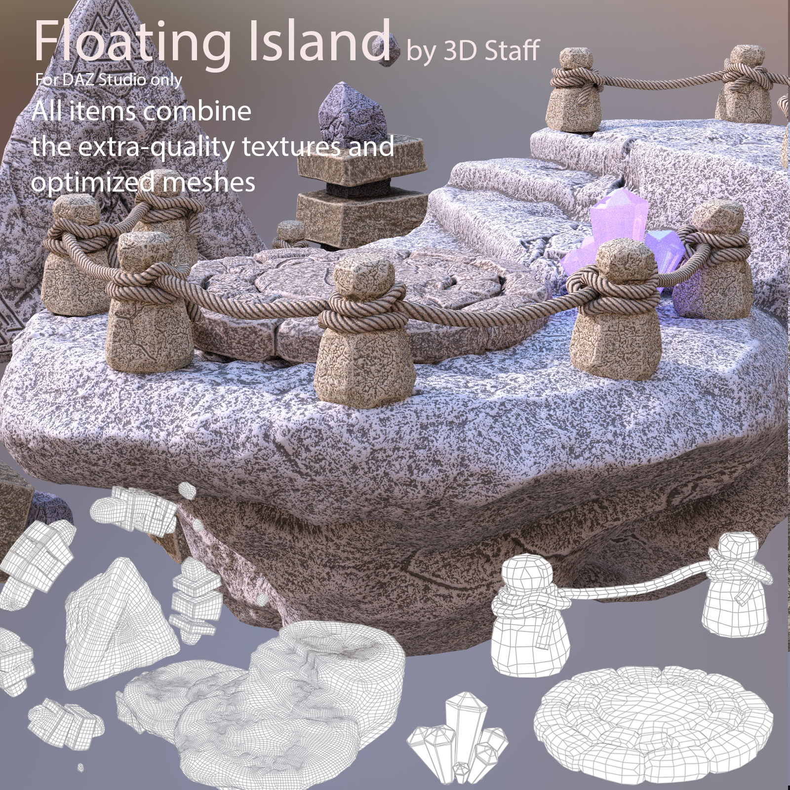 3DStaff Floating Island for DS by N/A