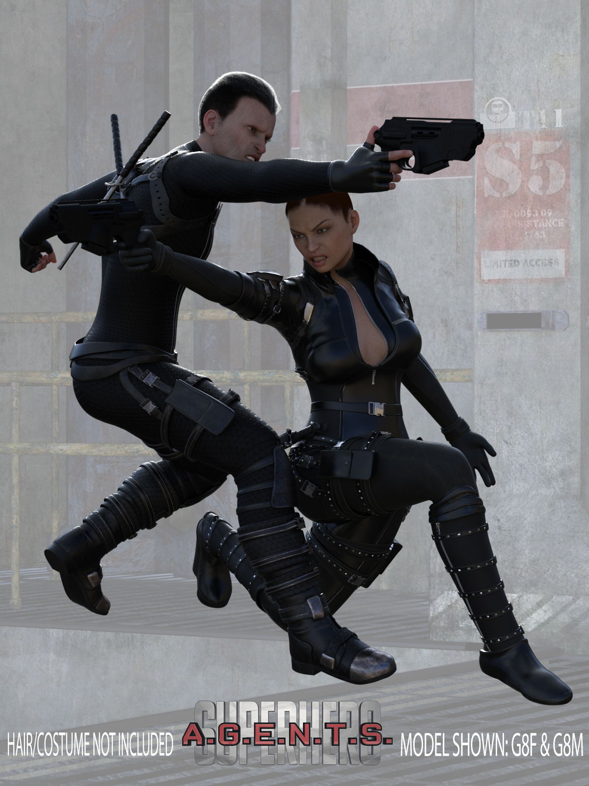 SuperHero Agents for G8F and G8M Volume 4 by N/A