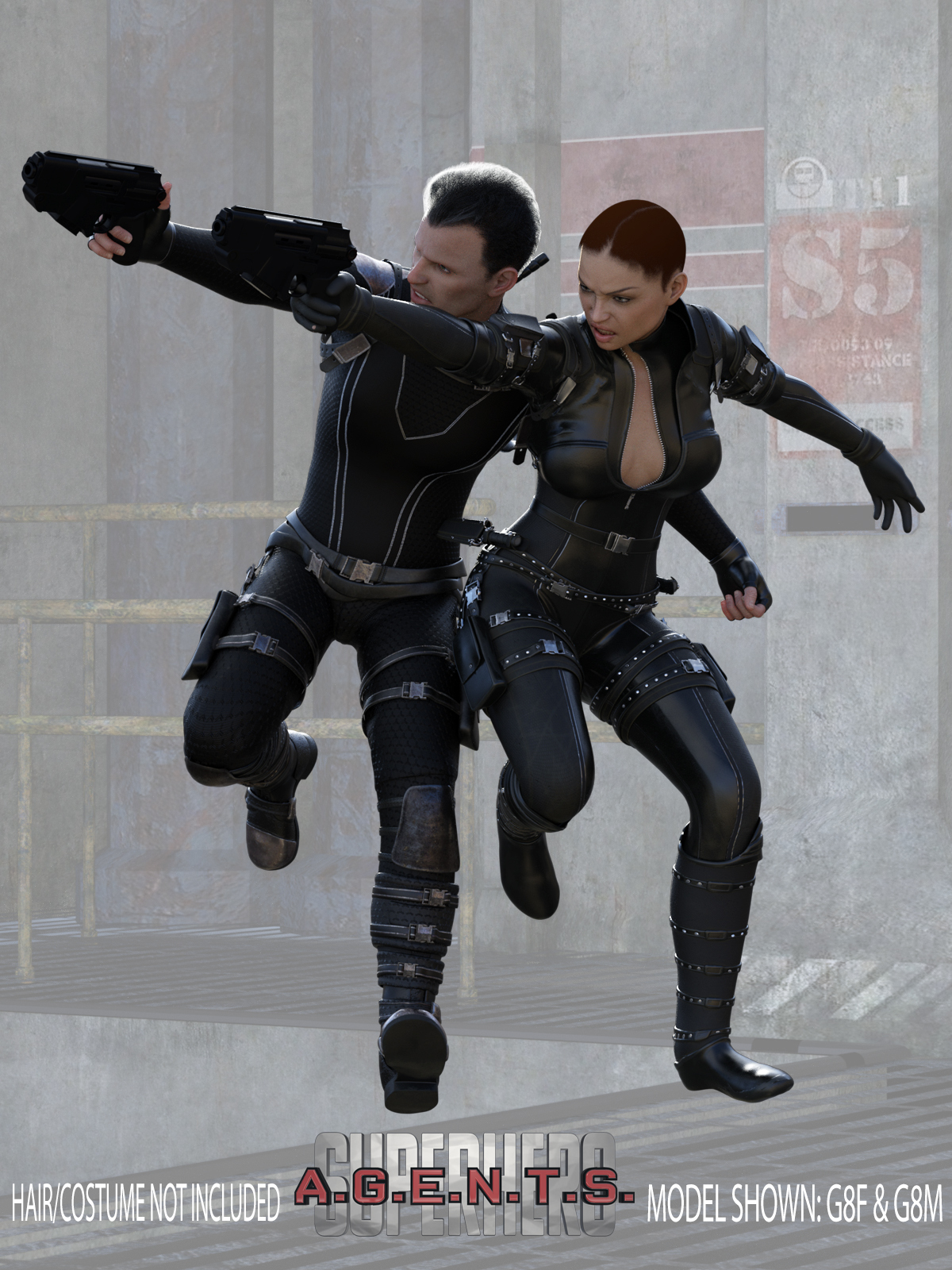 SuperHero Agents for G8F and G8M Volume 4 by N/A