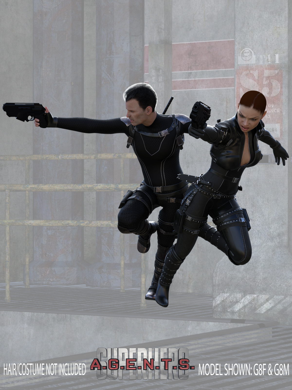 SuperHero Agents for G8F and G8M Volume 4 by N/A