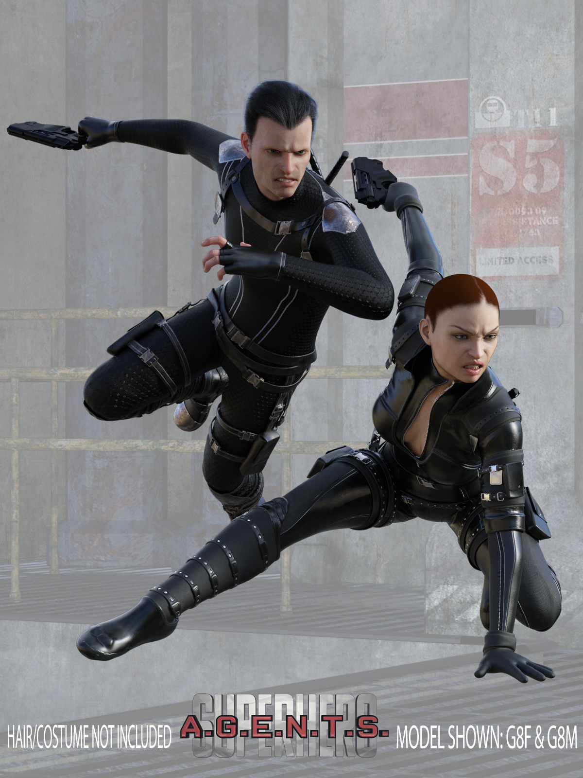 SuperHero Agents for G8F and G8M Volume 4 by N/A