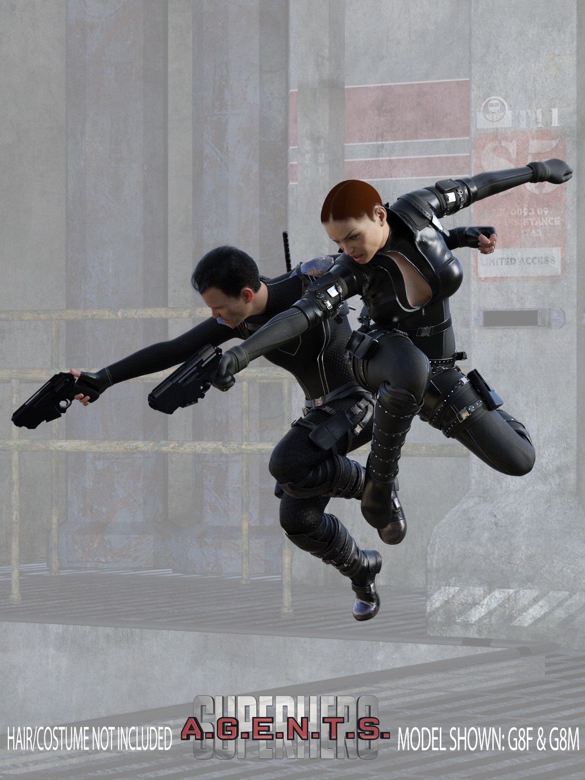 SuperHero Agents for G8F and G8M Volume 4 by N/A