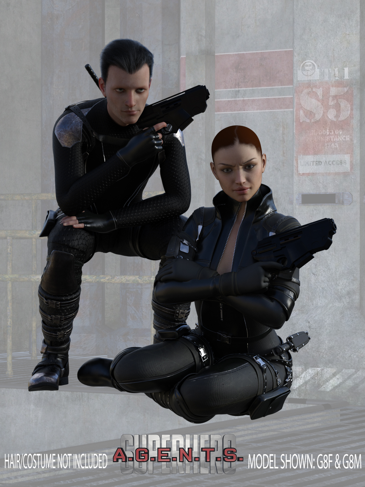 SuperHero Agents for G8F and G8M Volume 4 by N/A