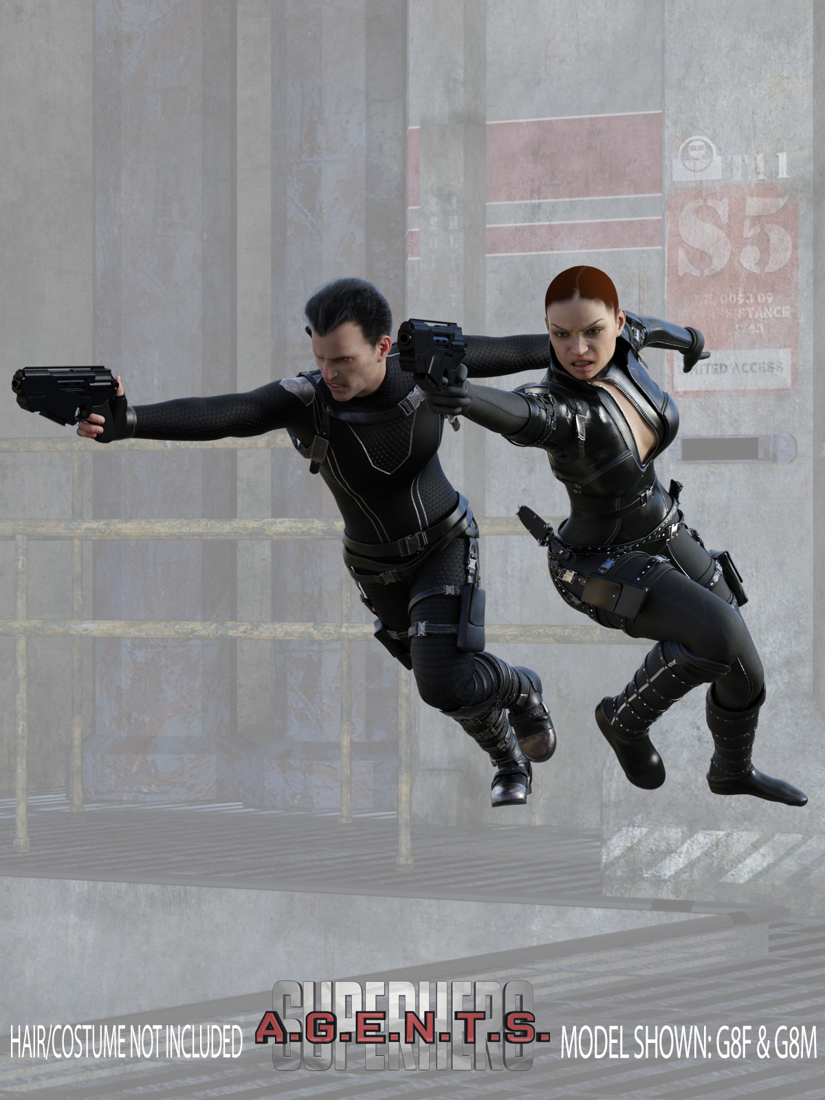 SuperHero Agents for G8F and G8M Volume 4 by N/A